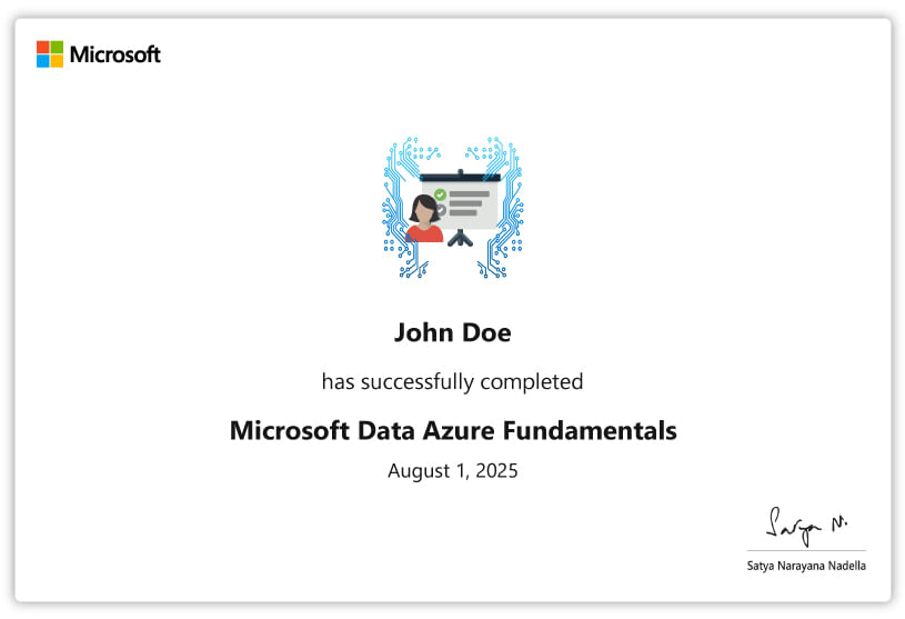 Microsoft Certificate