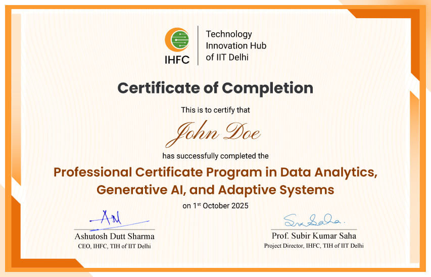Program Certificate